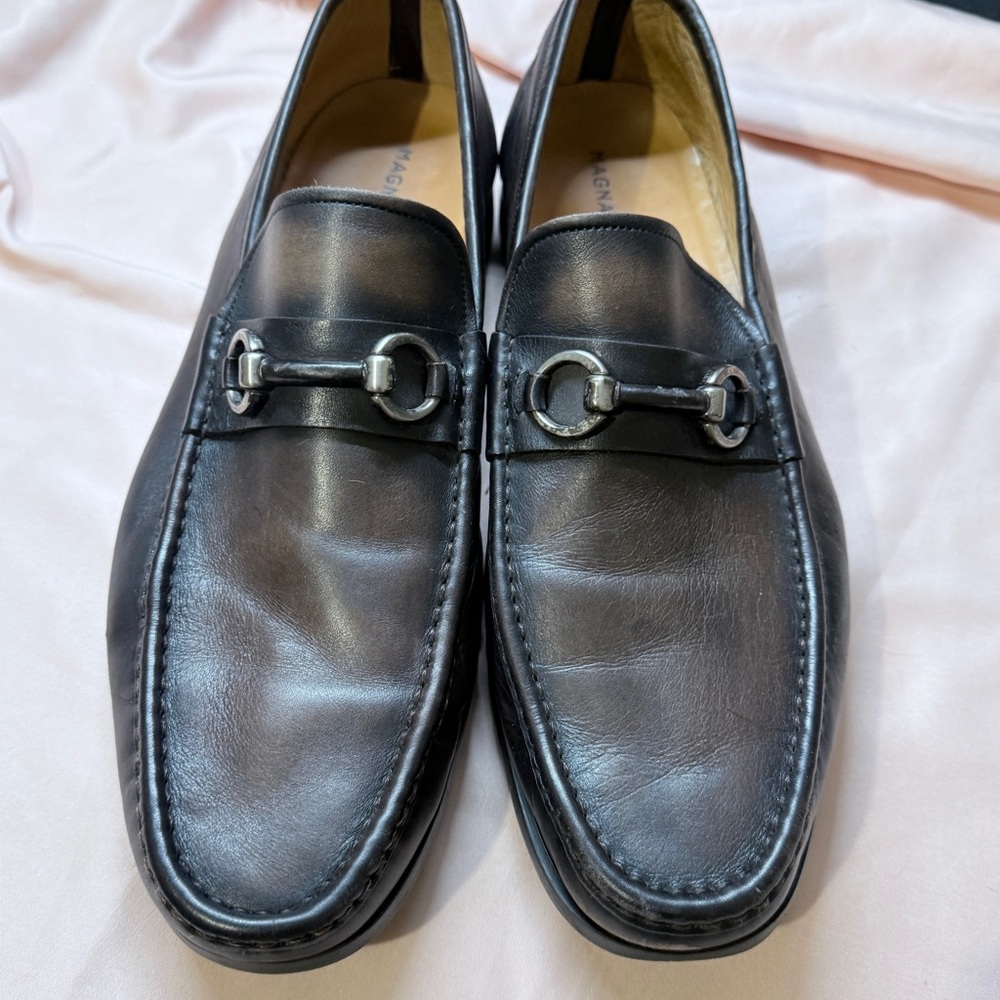 Mens Magnanni 'Blas' Bit Loafer Slip On - Brown - Size 13